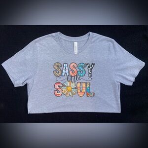 Bella Canvas “Sassy Little Soul” // Size Medium // Color Grey, Pink, Blue, etc